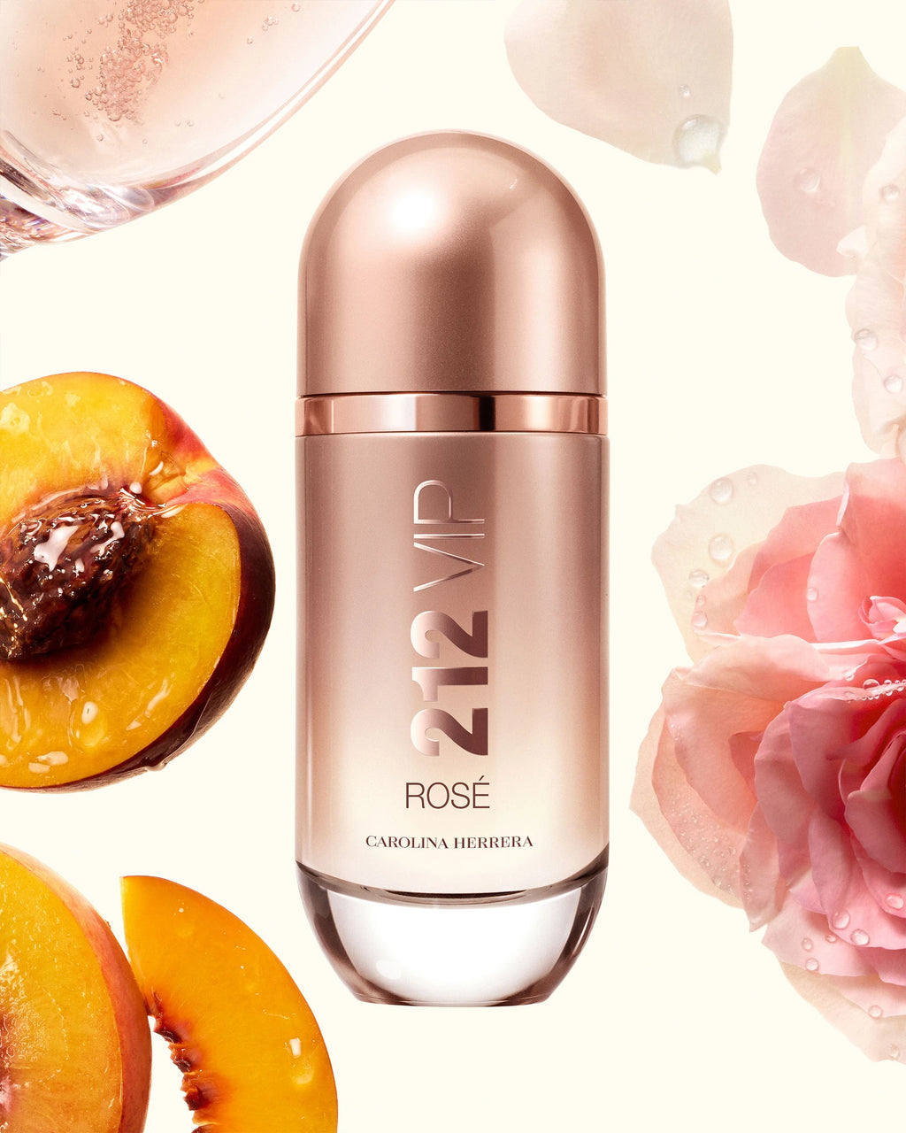 212 VIP Rosé 80ml Eau de Parfum, 100ml Loção Corporal e Megaspritzer (10ml)